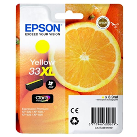 Tintenpatrone 33XL für Epson Stylus Expression Home XP-530 8,9ml yellow Epson T336440 Produktbild