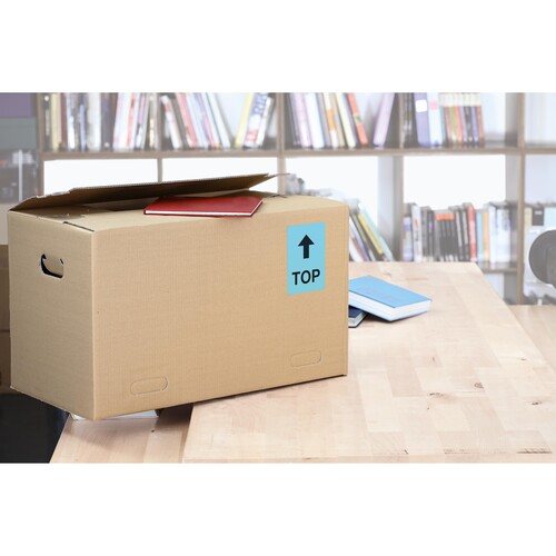 Etiketten Inkjet+Laser+Kopier 210x297mm auf A4 Bögen blau Herma 4403 (PACK=100 STÜCK) Produktbild Additional View 3 L