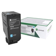 Toner für CS727/CS728/CX727 10000Seiten cyan Lexmark 75B20C0 Produktbild