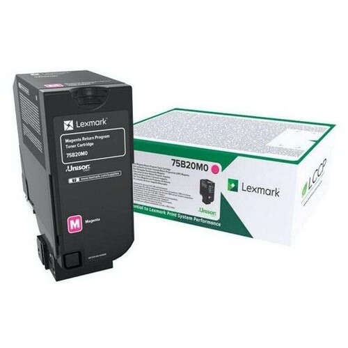 Toner für CS727/CS728/CX727 10000Seiten magenta Lexmark 75B20M0 Produktbild Front View L