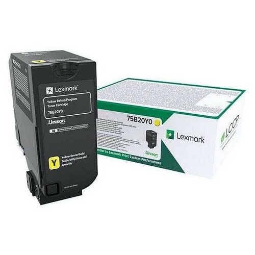 Toner für CS727/CS728/CX727 10000Seiten yellow Lexmark 75B20Y0 Produktbild Front View L