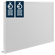 Whiteboard Design CC 120x90 cm emailliert Magnetoplan 12404CC Produktbild Additional View 2 S