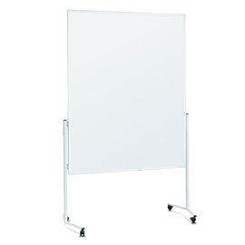 Moderationswand mobil 150x120cm weißer Karton Magnetoplan 2111100 Produktbild