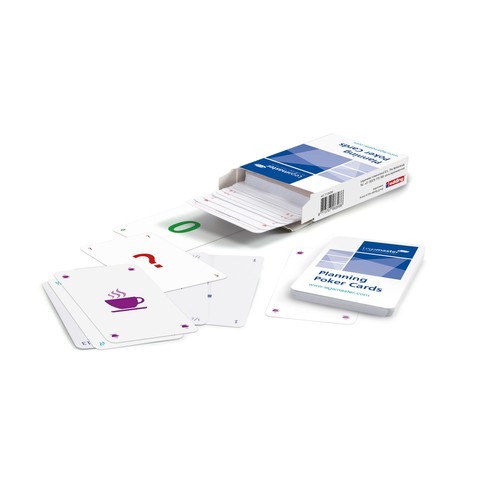 Planning Poker Cards farbig sortiert 13 Powerkarten für je 4 Anwender Legamaster 7-123200 Produktbild Front View L