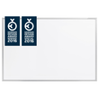 Whiteboard ferroscript 100x75 cm emailliert 2-seitig Magnetoplan 1242100 1242100 Produktbild