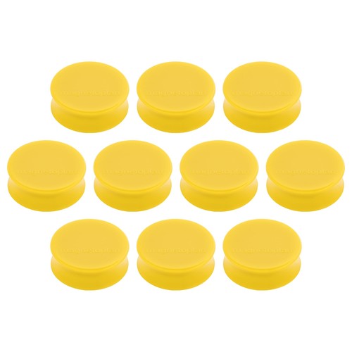 Haftmagnete Ergo ø 34mm 2000g Haftkraft goldgelb Magnetoplan 16650 (PACK=10 STÜCK) Produktbild Front View L