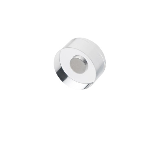 Haftmagnete Design ø 15mm 1000g Haftkraft Acryl transparent Magnetoplan 1680015 (PACK=8 STÜCK) Produktbild Front View L