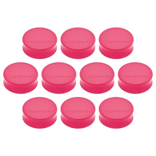 Haftmagnete Ergo ø 34mm 2000g Haftkraft pink Magnetoplan 16650 (PACK=10 STÜCK) Produktbild Front View L