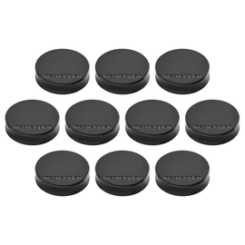 Haftmagnete Ergo ø 30mm 700g Haftkraft schwarz Magnetoplan 16640 (PACK=10 STÜCK) Produktbild