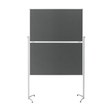 Moderationswand evolution plus klappbar 120x150cm grau filzbespannt Magnetoplan 1151301 Produktbild