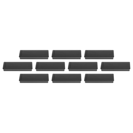 Haftmagnete 55x22mm 1300g Haftkraft schwarz Magnetoplan 1665112 (PACK=10 STÜCK) Produktbild