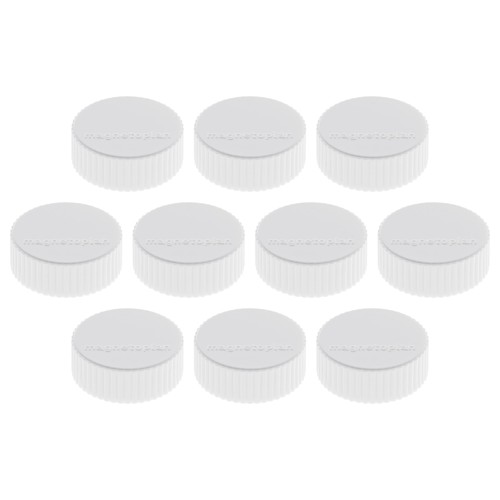 Haftmagnete Discofix Magnum ø 34 mm 2000g Haftkraft weiß Magnetoplan 1660000 (PACK=10 STÜCK) Produktbild Front View L