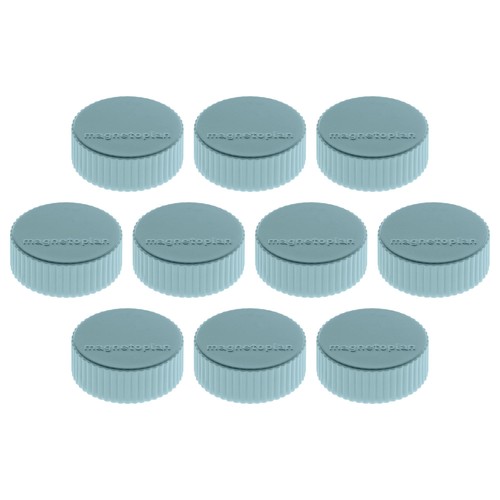 Haftmagnete Discofix Magnum ø 34 mm 2000g Haftkraft blau Magnetoplan 1660003 (PACK=10 STÜCK) Produktbild Front View L