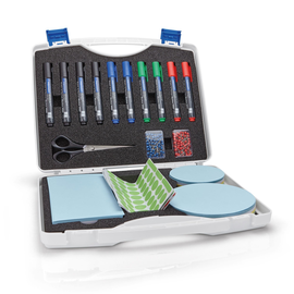 Moderatorenkoffer 1140 Teile 34x27,5x85cm weiß Magnetoplan 1100021 Produktbild