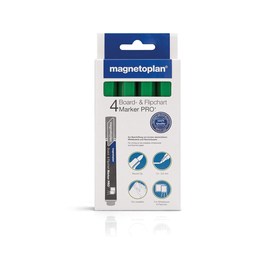 Whiteboardmarker PRO+ 1,5-3mm Rundspitze grün Magnetoplan 1228105 (SET=4 STÜCK) Produktbild