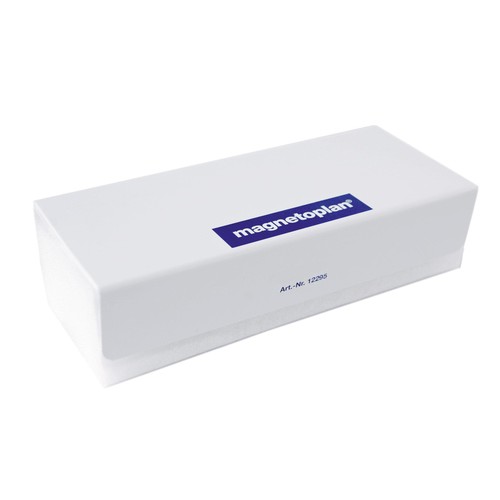 Tafelwischer 165x72mm weiß magnetisch Magnetoplan 12295 Produktbild Front View L