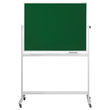 Mobile Kreide Stativ-Drehtafel SP 150x100cm grün beidseitig lackiert Magnetoplan 1242395 Produktbild