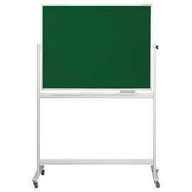 Mobile Kreide Stativ-Drehtafel SP 150x100cm grün beidseitig lackiert Magnetoplan 1242395 Produktbild