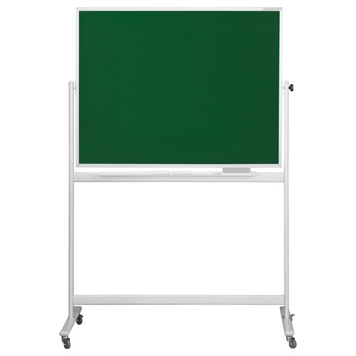 Mobile Kreide Stativ-Drehtafel SP 200x100cm grün beidseitig lackiert Magnetoplan 1242095 Produktbild Front View L