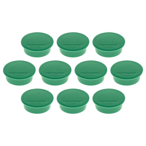 Haftmagnete Discofix Color ø 40 mm 2200g Haftkraft grün Magnetoplan 1662005 (PACK=10 STÜCK) Produktbild Front View L