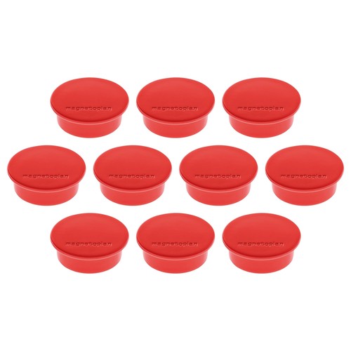 Haftmagnete Discofix Color ø 40 mm 2200g Haftkraft rot Magnetoplan 1662006 (PACK=10 STÜCK) Produktbild Front View L