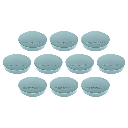 Haftmagnete Discofix Standard ø 30 mm 700g Haftkraft blau Magnetoplan 1664203 (PACK=10 STÜCK) Produktbild Front View L