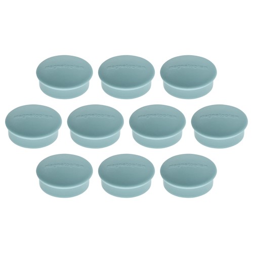 Haftmagnete Discofix Mini ø 19 mm 100g Haftkraft blau Magnetoplan 1664603 (PACK=10 STÜCK) Produktbild Front View L