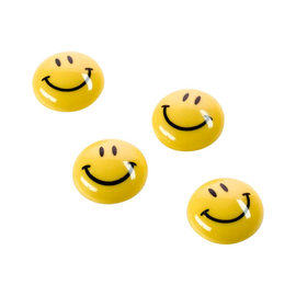 Haftmagnete Smiley ø 20 mm 4 Blätter Haftkraft Magnetoplan 16671 (PACK=8 STÜCK) Produktbild