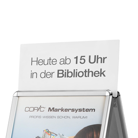 Topschild für Kundenstopper A1 Magnetoplan 500020 Produktbild