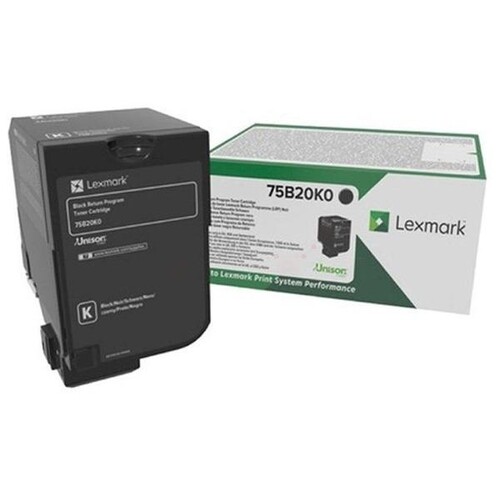 Toner für CS727/CS728/CX727 13000Seiten schwarz Lexmark 75B20K0 Produktbild Front View L