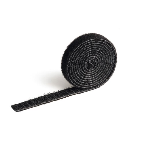 Kabelbinder Cavoline Grip 10 100x1cm Klett schwarz Durable 503101 Produktbild Front View L