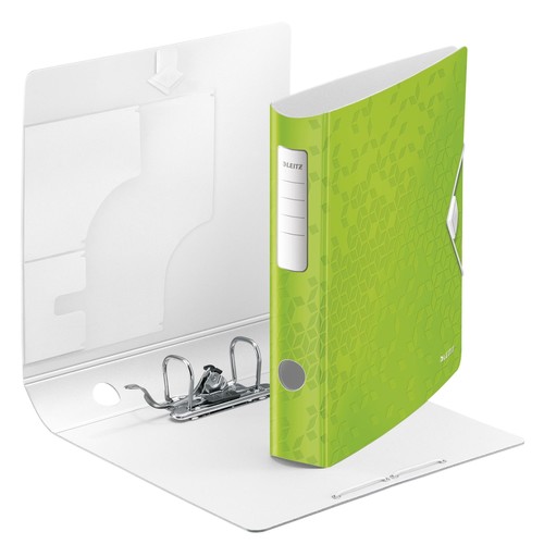 Ordner 180° Active WOW A4 60mm grün metallic Kunststoff Leitz 1107-00-54 Produktbild Front View L