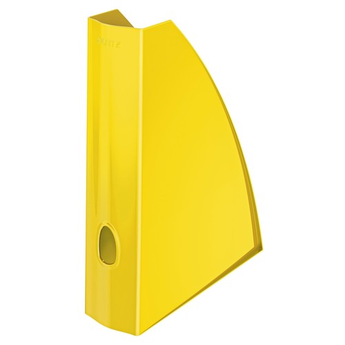 Stehsammler WOW 75x312x258mm gelb metallic Kunststoff Leitz 5277-10-16 Produktbild Front View L