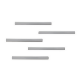 Magnetleiste Durafix Rail selbstklebend 210x17mm metallic silber Durable 4706-23 (PACK=5 STÜCK) Produktbild