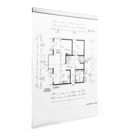 Magnetleiste Durafix Rail selbstklebend 297x17mm metallic silber Durable 4707-23 (PACK=5 STÜCK) Produktbild