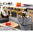 Schubladenbox Smart-Box Plus ALLISON 2 Schübe geschlossen und Utensilienbox 260x195x190mm granite grey Han 1100-19 Produktbild Additional View 2 S