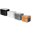Schubladenbox Smart-Box Plus ALLISON 2 Schübe geschlossen und Utensilienbox 260x195x190mm caramel brown Han 1100-83 Produktbild Additional View 1 S