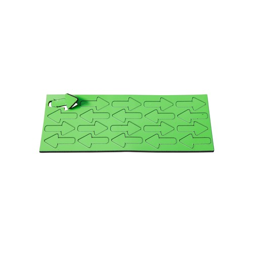Magnet Symbole Pfeil 22,5x12mm grün Ultradex 841201 (PACK=20 STÜCK) Produktbild Front View L