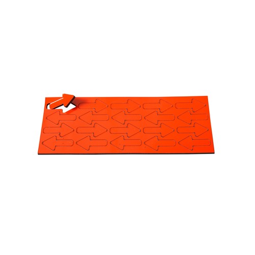 Magnet Symbole Pfeil 22,5x12mm rot Ultradex 841205 (PACK=20 STÜCK) Produktbild Front View L
