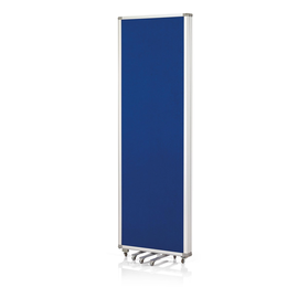 Präsentationswand mobil faltbar 181x180cm blau Filz doppelseitig Magnetoplan 1105303 Produktbild