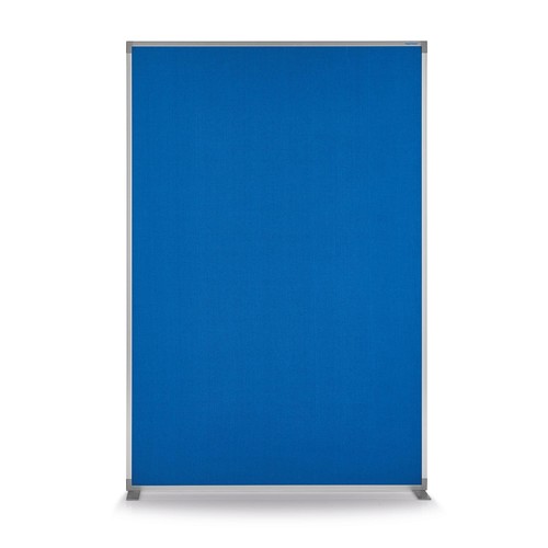 Raumteiler 120x180cm Textil inklusive Standfüße Magnetoplan 1103803 Produktbild Front View L