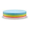 Moderationskarten Oval 190x110mm farbig sortiert selbstklebend Magnetoplan 111151990 (PACK=250 STÜCK) Produktbild