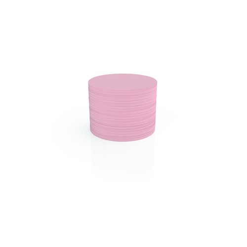 Moderationskarten Kreis klein ø 100mm rosa Magnetoplan 111151618 (PACK=500 STÜCK) Produktbild Front View L