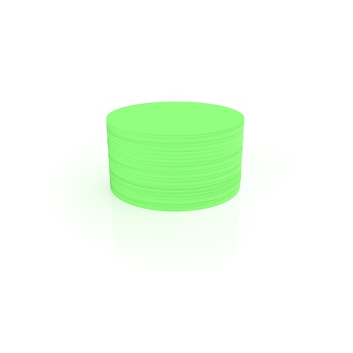 Moderationskarten Kreis mittel ø 140mm grün Magnetoplan 111151705 (PACK=500 STÜCK) Produktbild Front View L