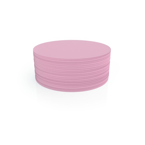 Moderationskarten Kreis groß ø 190mm rosa Magnetoplan 111151818 (PACK=500 STÜCK) Produktbild Front View L