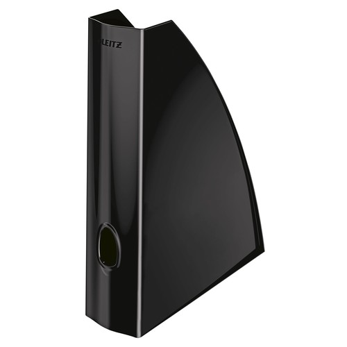 Stehsammler WOW 75x312x258mm schwarz metallic Kunststoff Leitz 5277-10-95 Produktbild Front View L