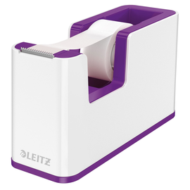 Tischabroller WOW Duo Colour befüllbar bis 19mm x 33m weiß/violett metallic ABS-Material Leitz 5364-10-62 Produktbild