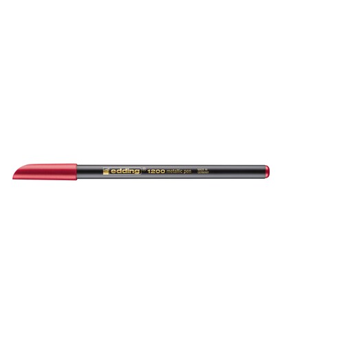 Fasermaler 1200 0,5-1mm Rundspitze metallic rot Edding 4-1200072 Produktbild Additional View 1 L