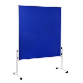 Moderationswand ECONOMY 150x120cm blau filzbespannt Legamaster 7-209100 Produktbild