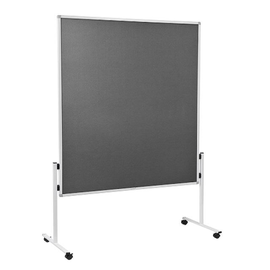 Moderationswand ECONOMY 150x120cm grau filzbespannt Legamaster 7-209000 Produktbild